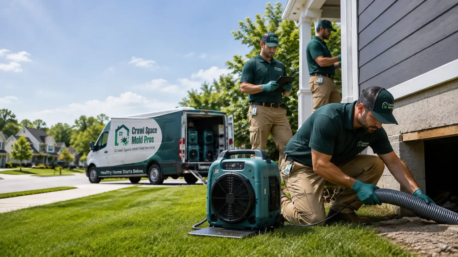 Crawl Space Mold Removal in Newark, DE